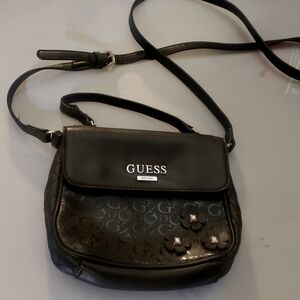 GUESS adjustable Leather Crossbody Purse